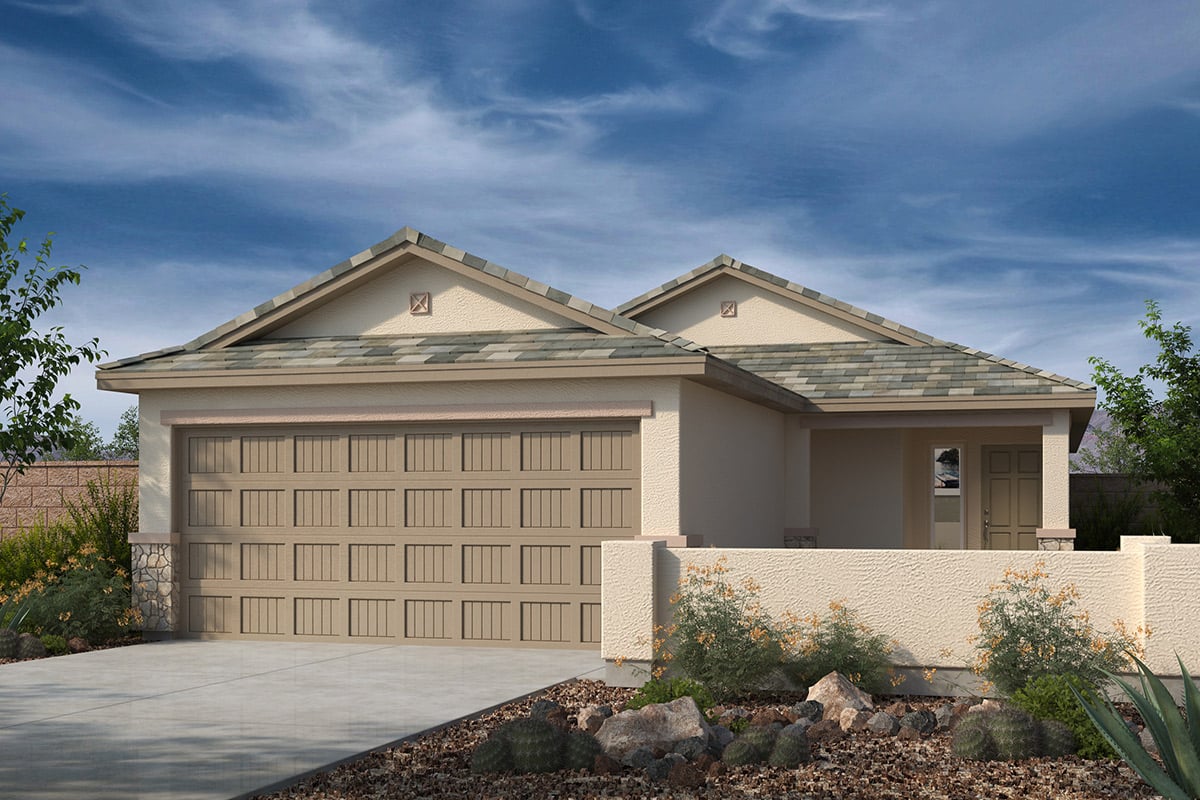 Exterior C with optional stone