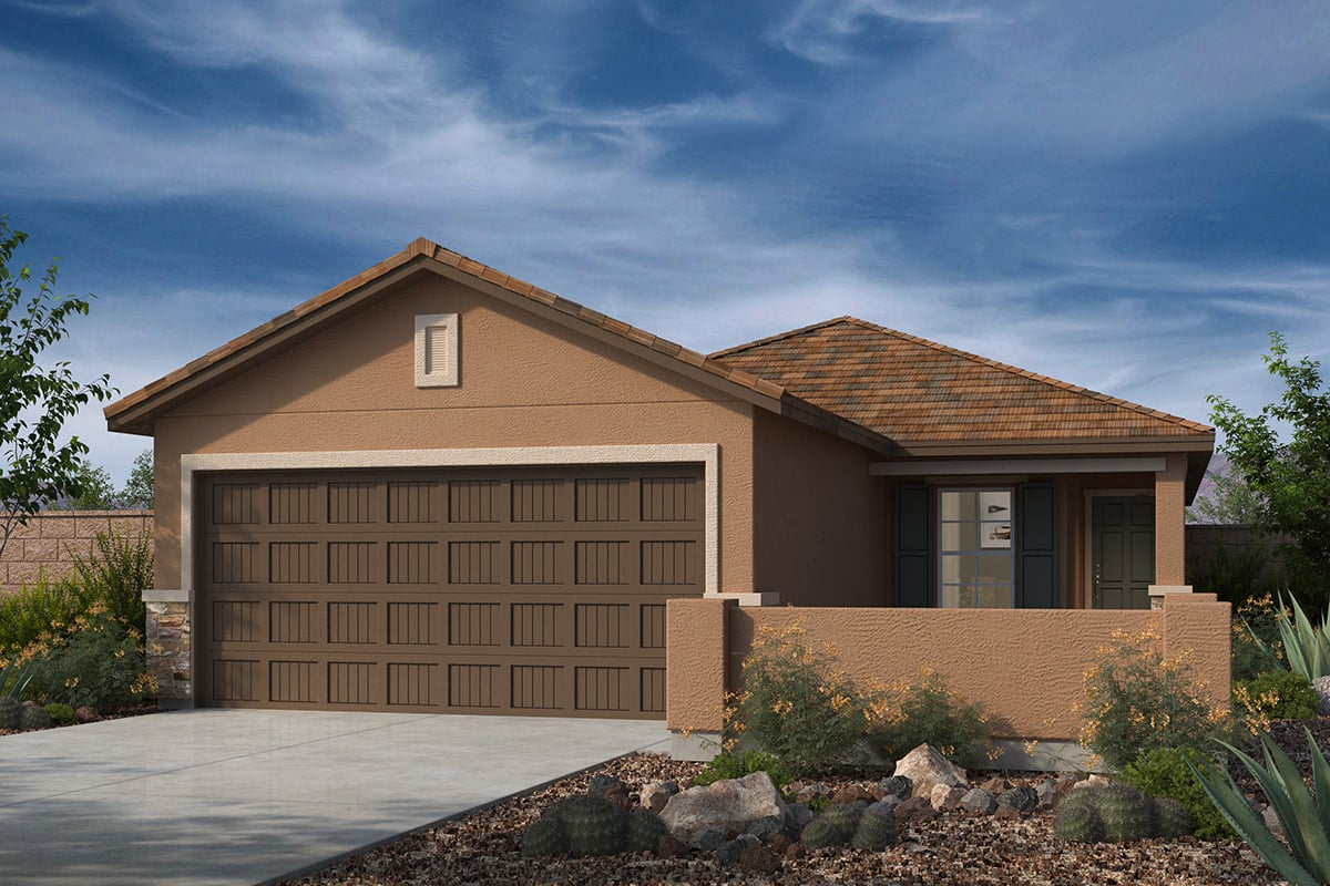 Exterior C with optional stone