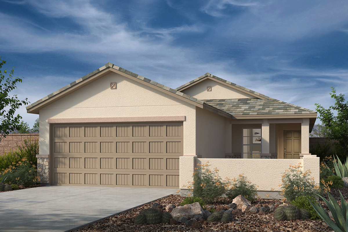Exterior C with optional stone