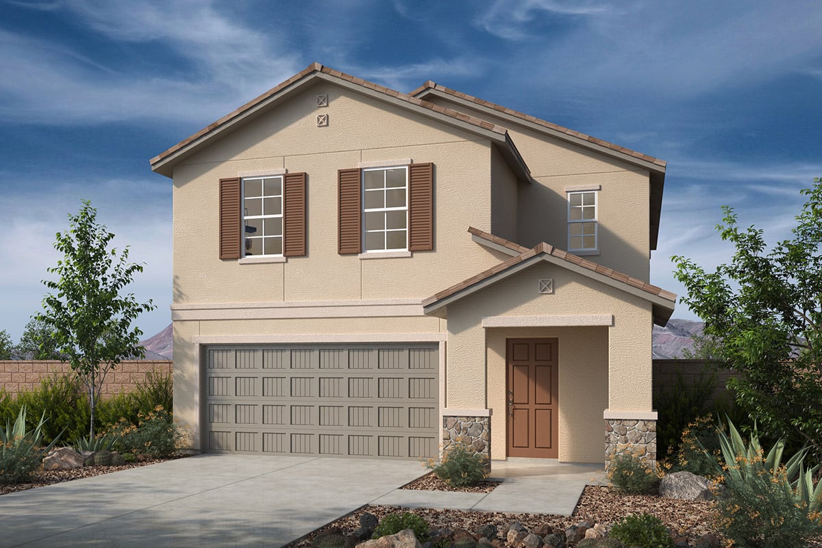 Exterior C with optional stone