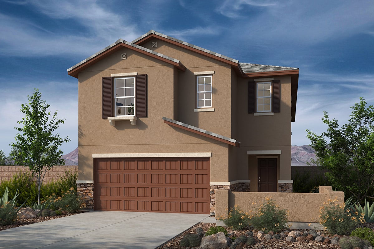 Exterior C with optional stone