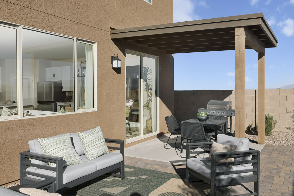 Covered patio