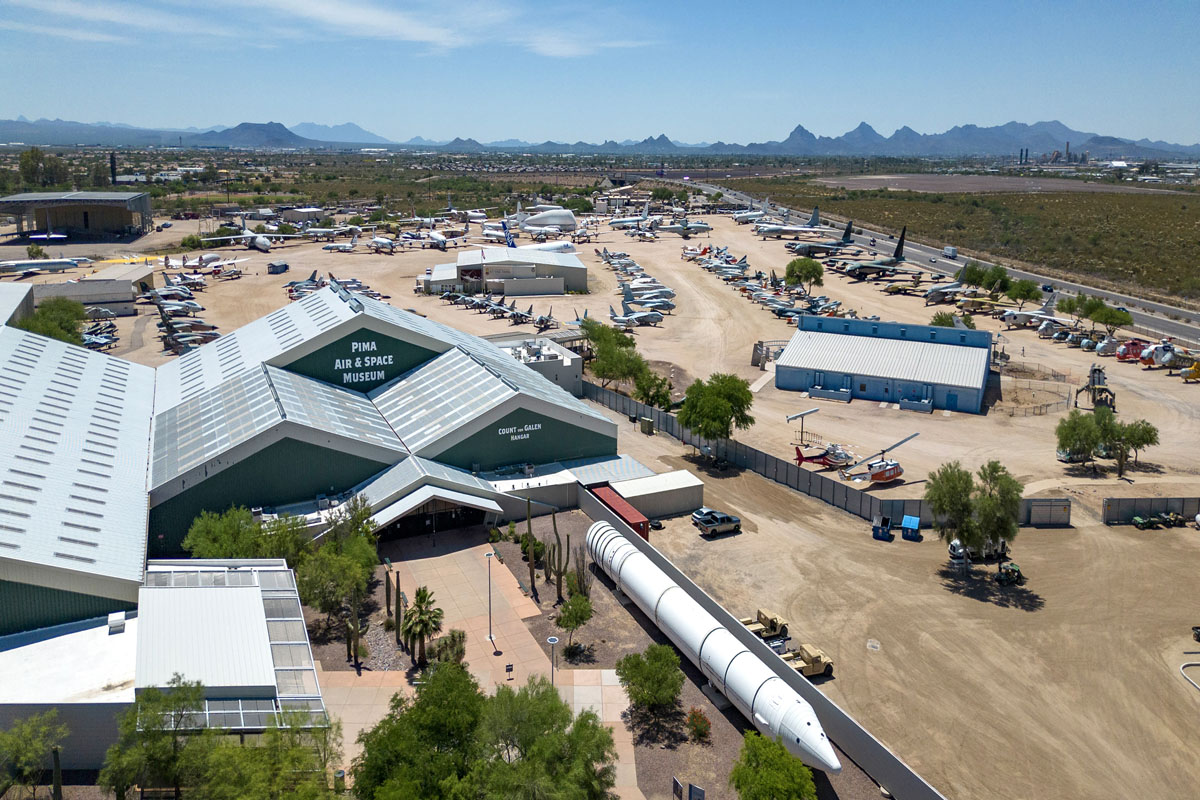 Short drive to Pima Air & Space Museum