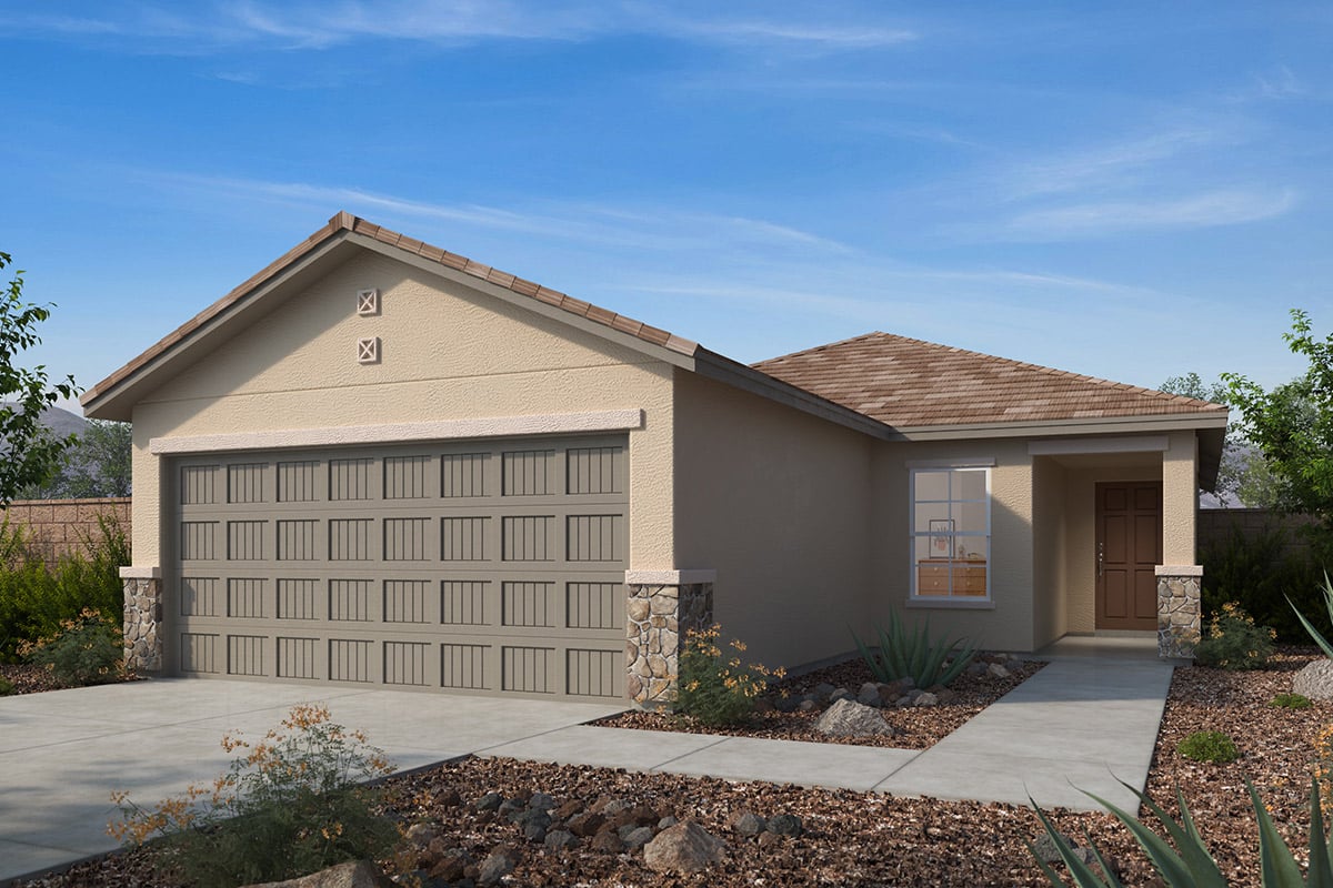 Exterior C with optional stone