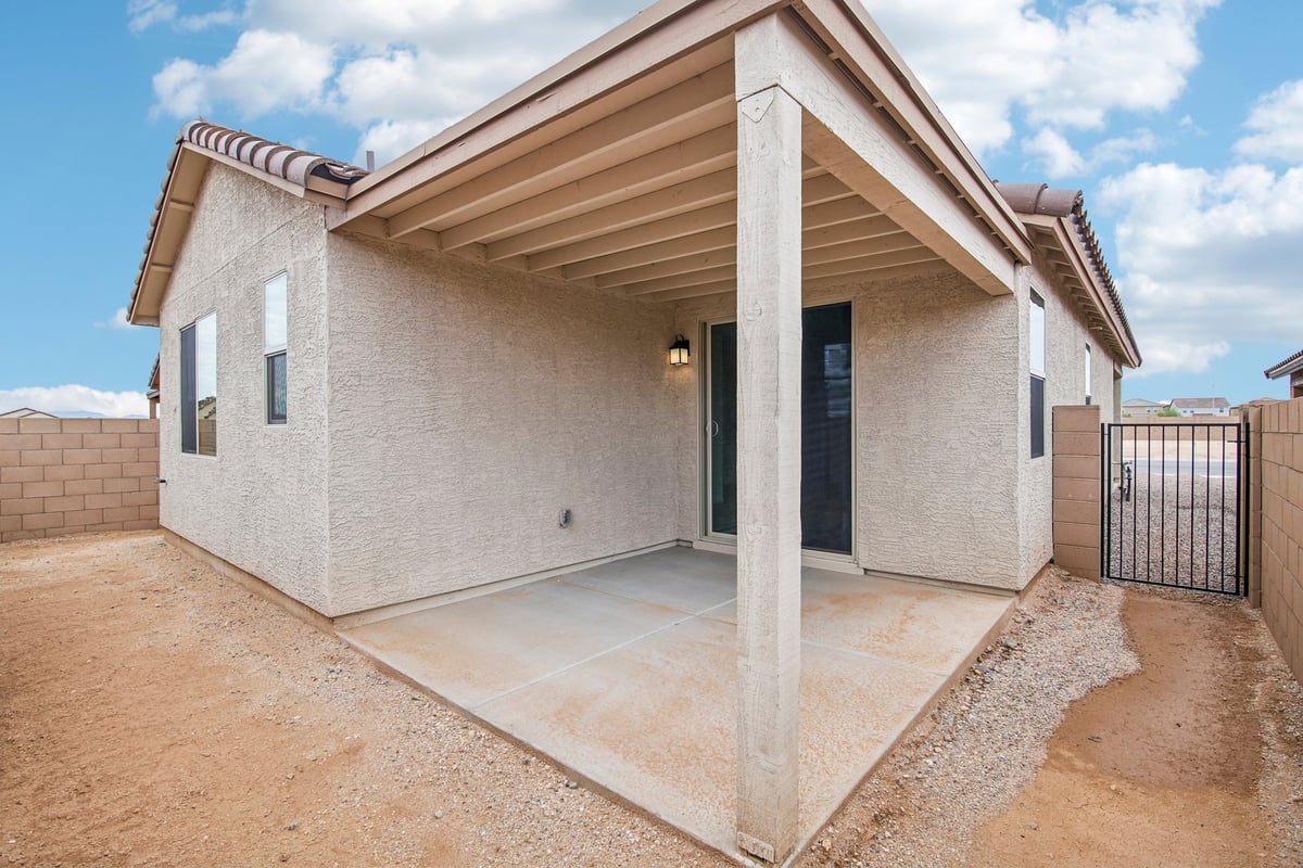 Covered patio