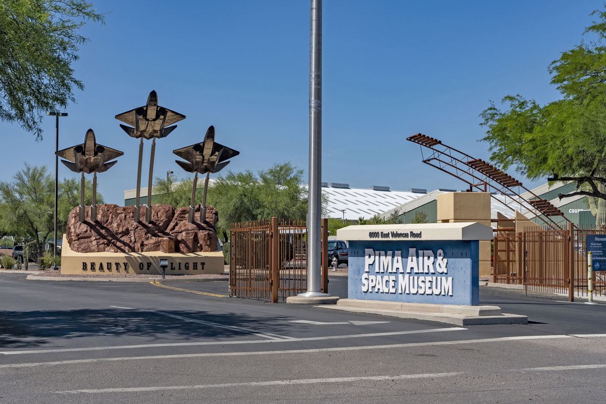 6 miles to Pima Air & Space Museum