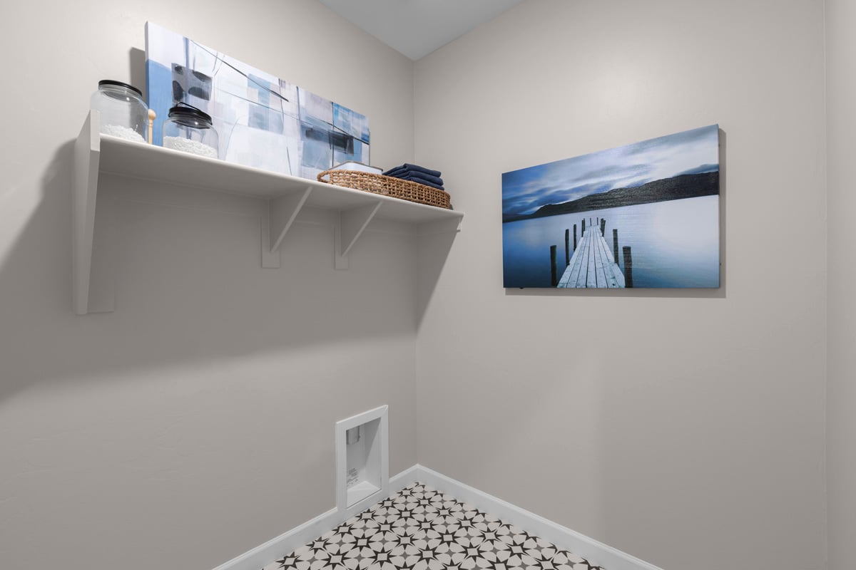 Dedicated laundry room 