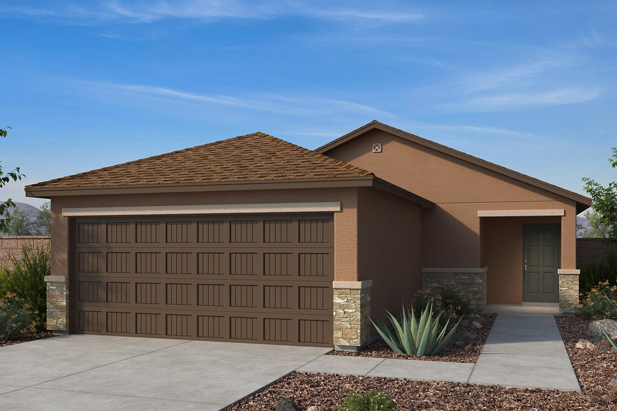 Exterior C with optional stone
