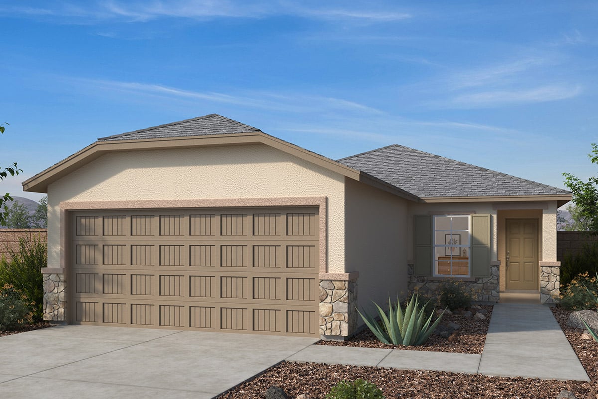 Exterior C with optional stone