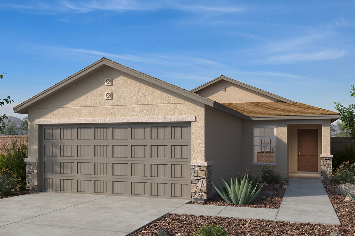 Exterior C with optional stone