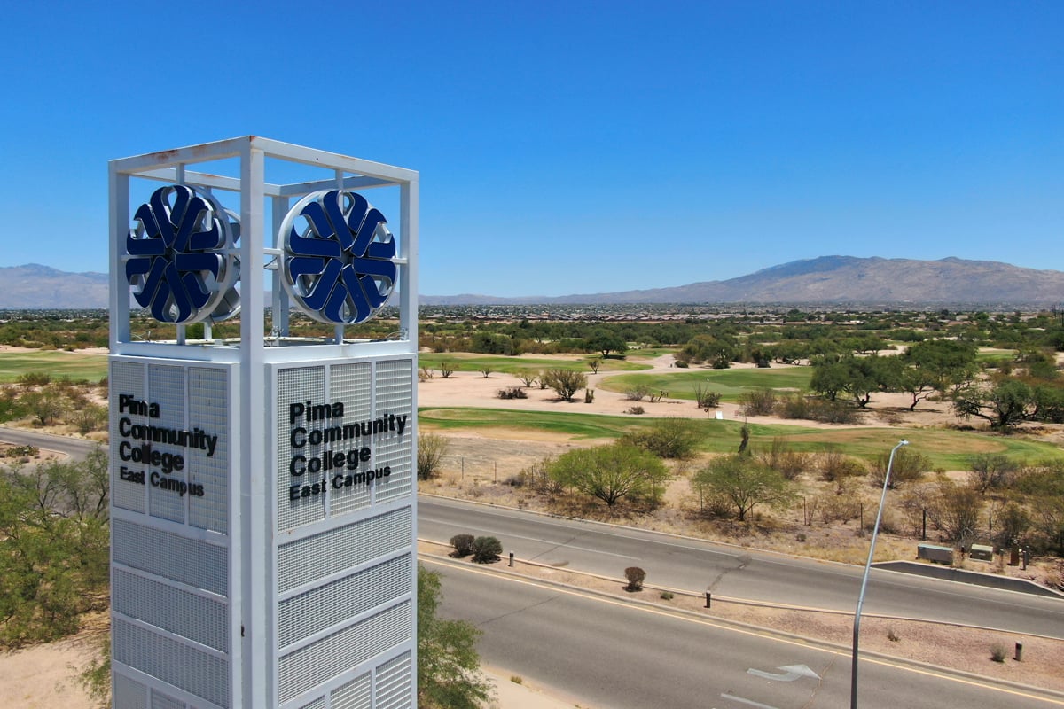 Just 6 minutes to Pima Community College East Campus 
