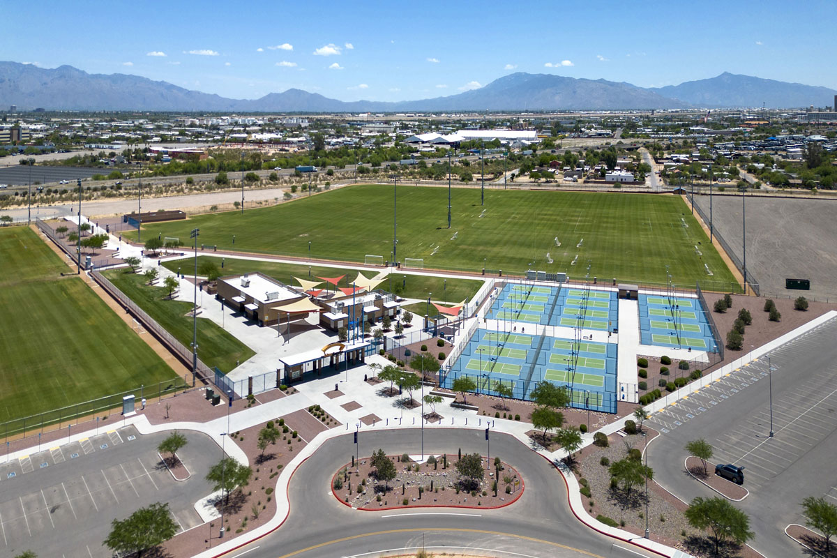 Short drive to Kino Sports Complex