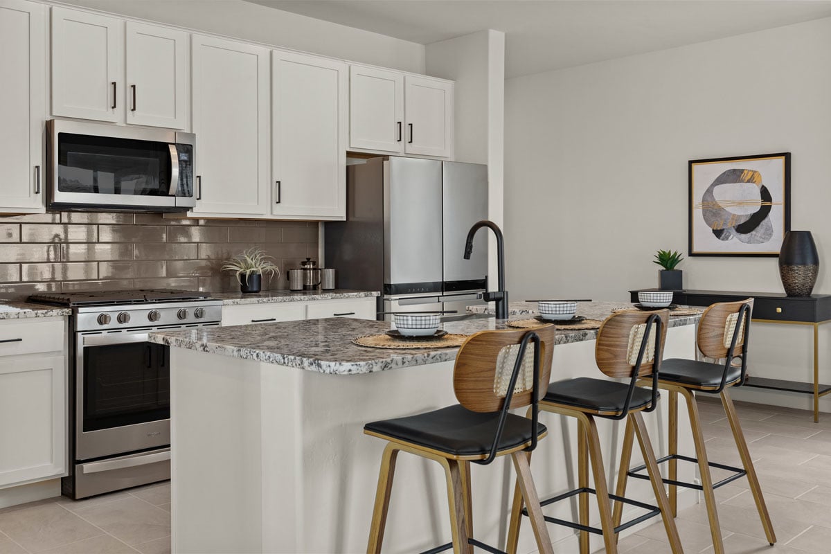 Optional kitchen granite countertops