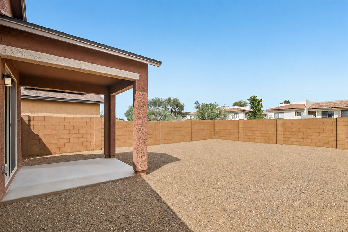 Covered patio