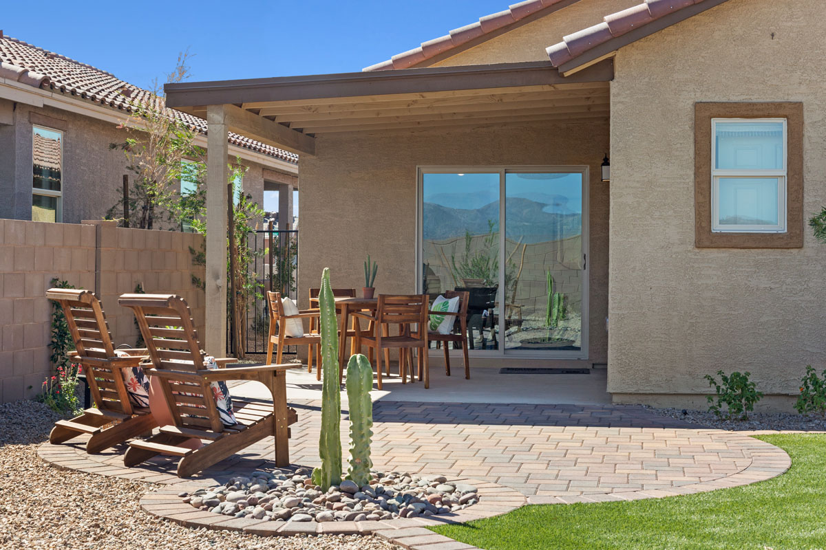 Covered patio