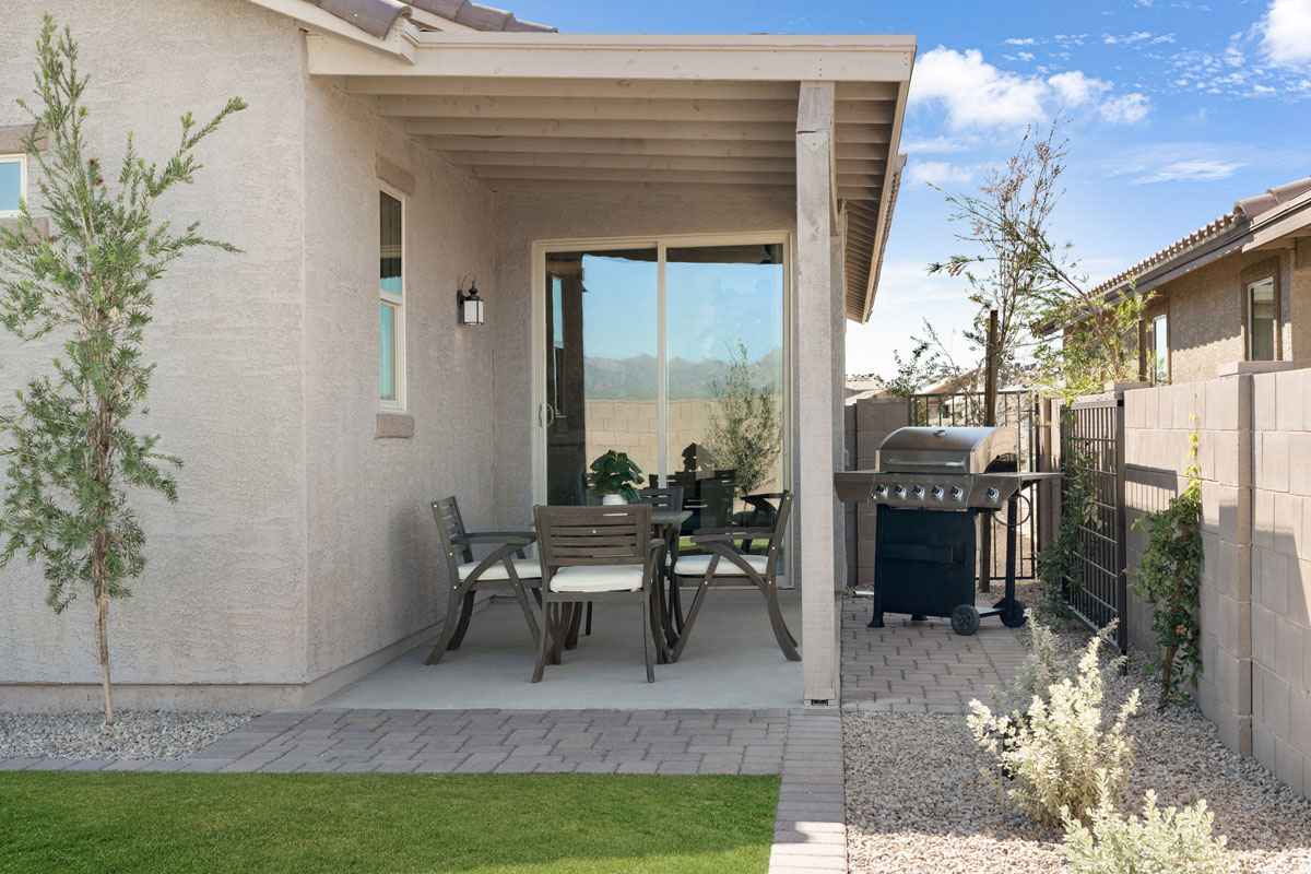 Covered patio