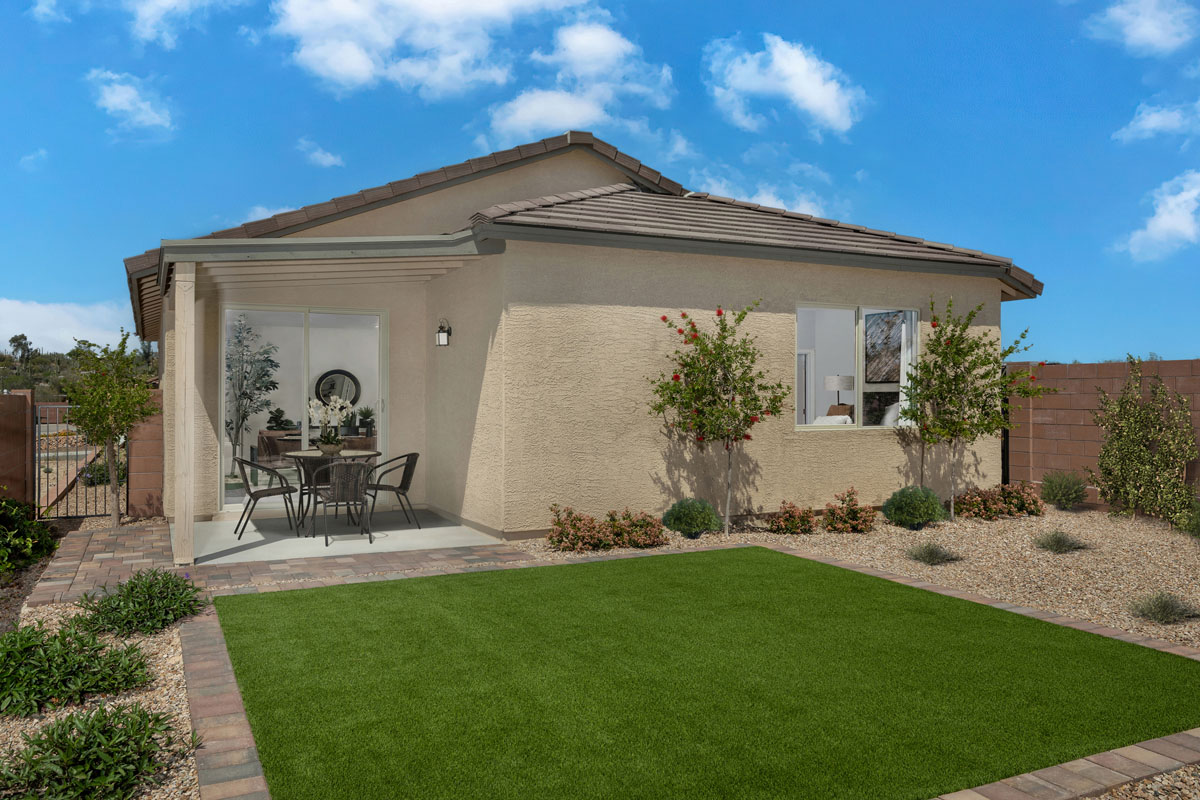 Covered back patio