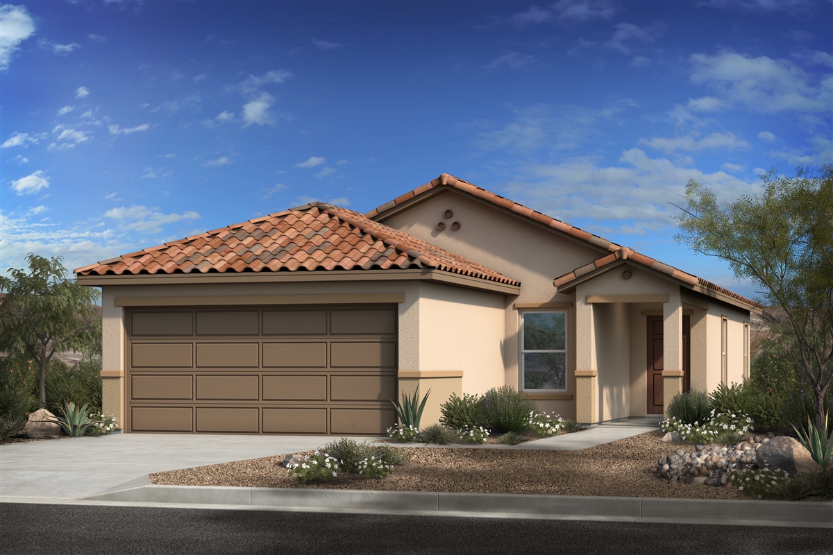 New Homes in Marana, AZ - The Legends at Gladden Farms Plan 1383 Elevation A