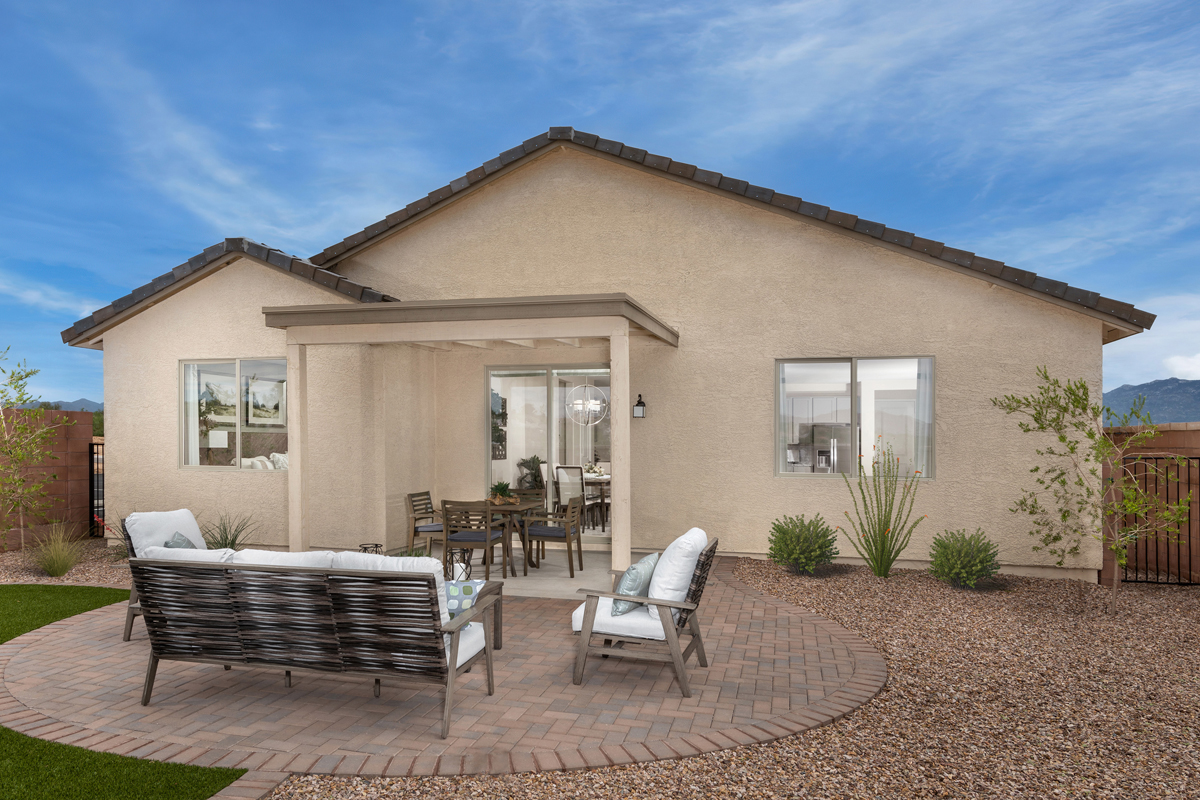 New Homes in Tucson, AZ - Vista Del Oro Horizon Plan 2013 Patio