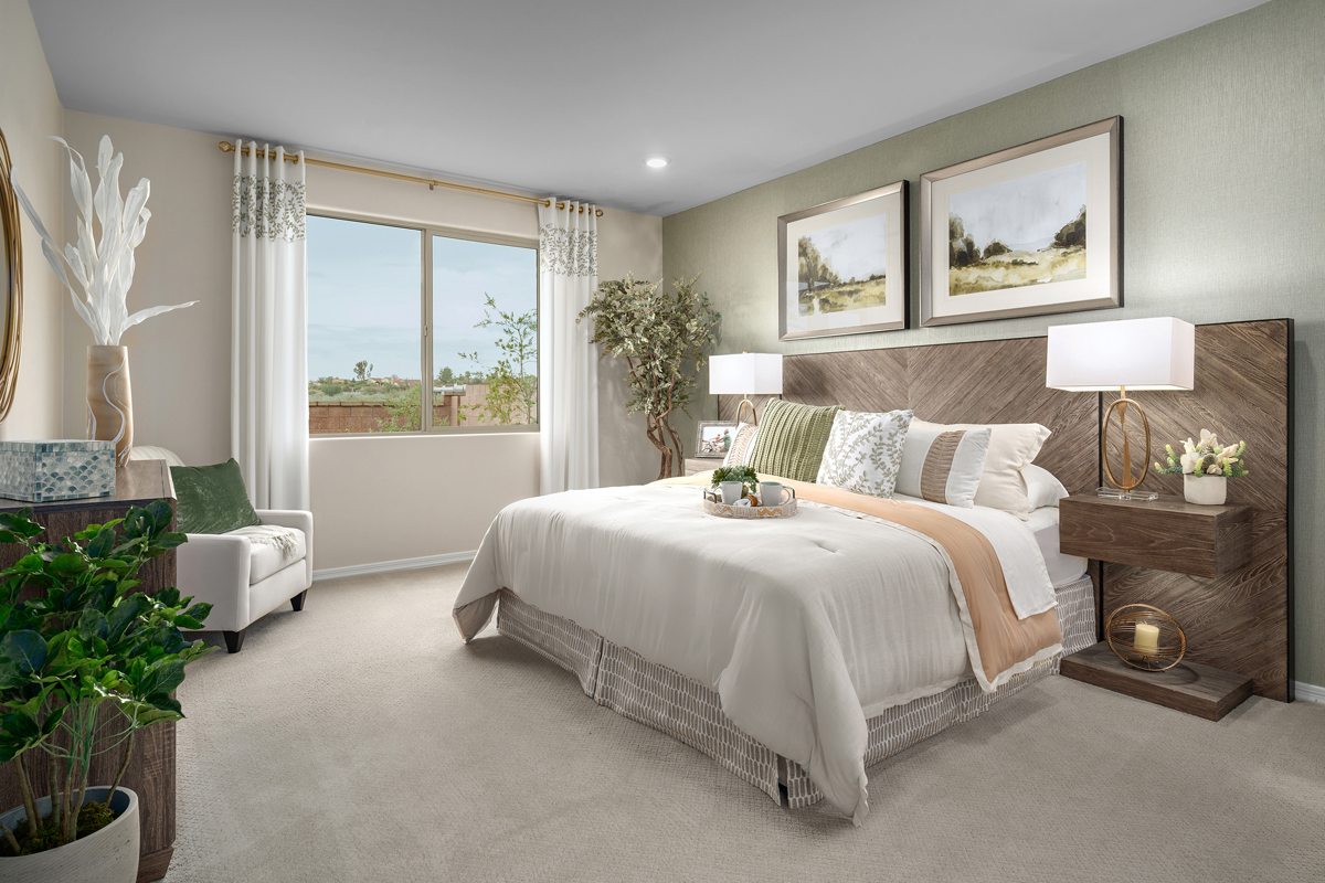 New Homes in Tucson, AZ - Vista Del Oro Horizon Plan 2013 Primary Bedroom