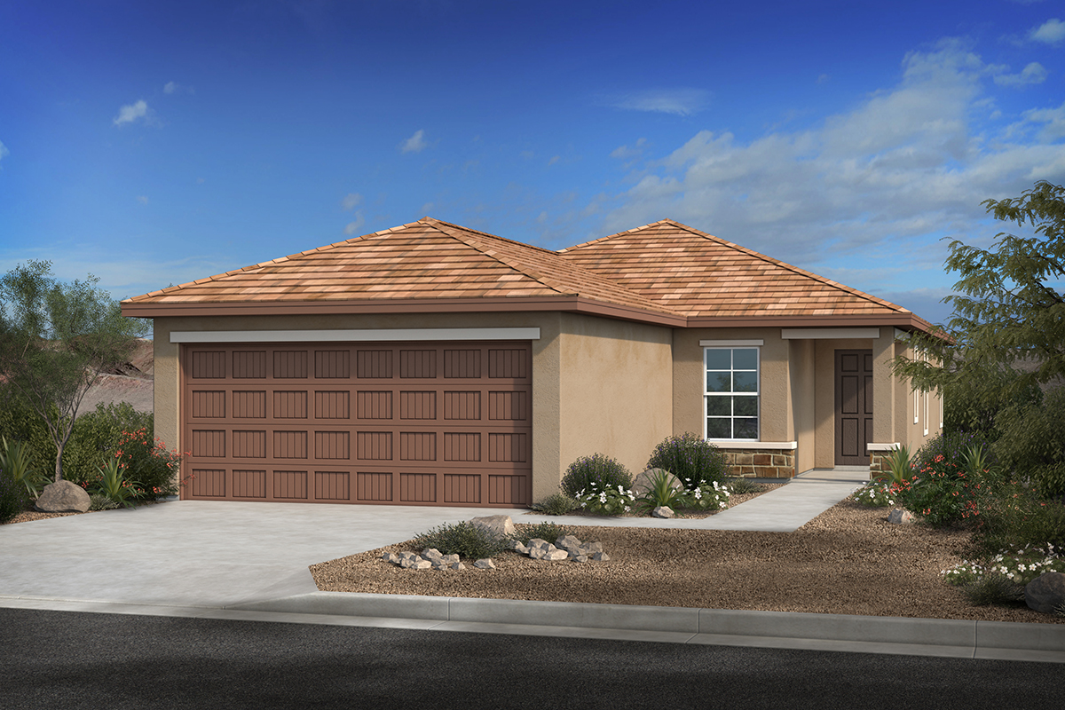 Exterior C with optional stone