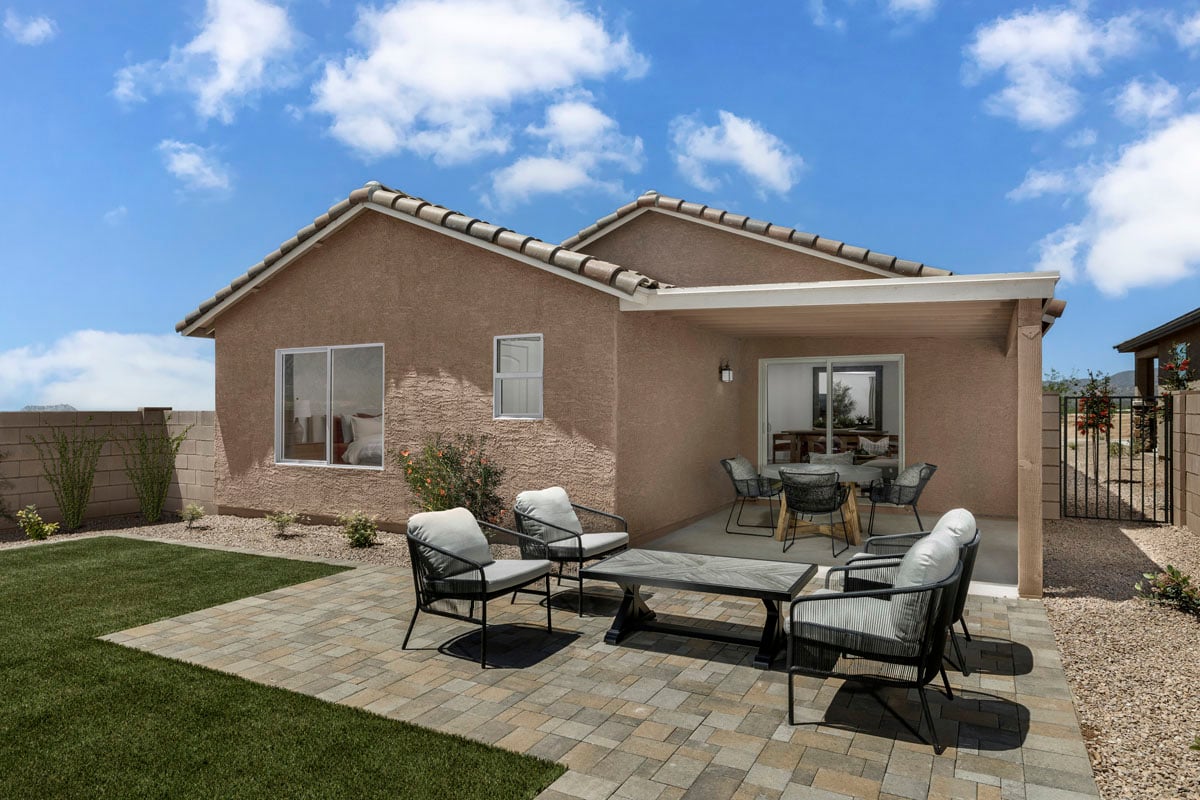 Covered patio