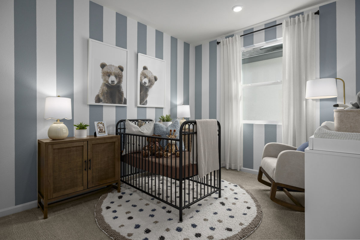 Spacious secondary bedrooms