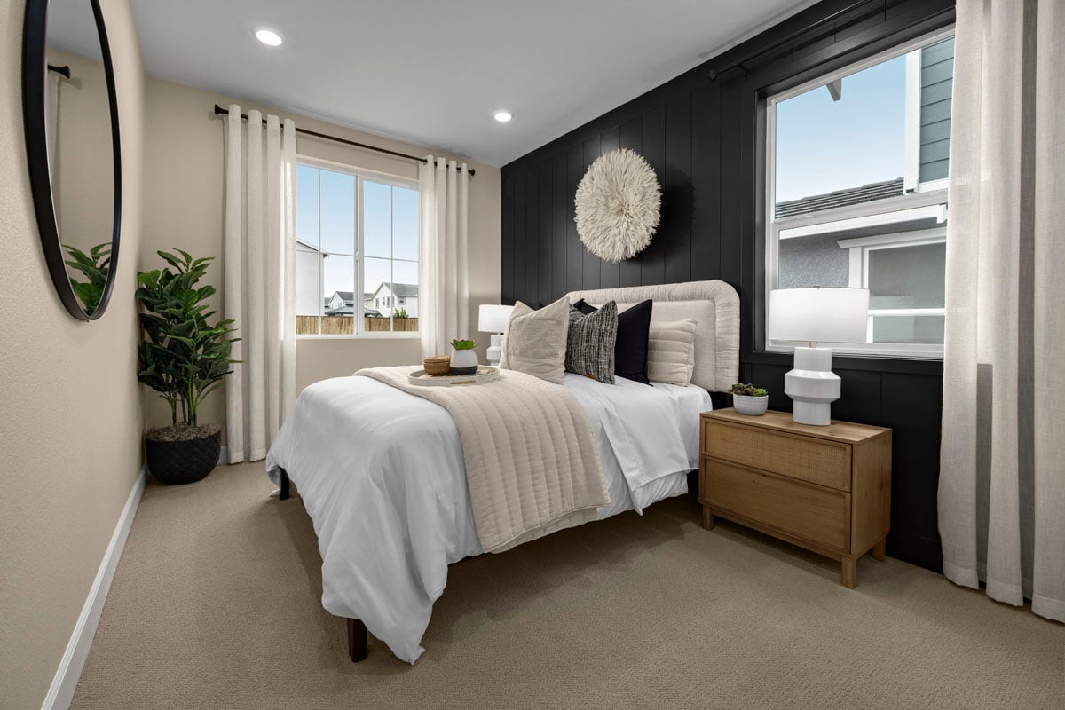 First-floor bedroom and bath 