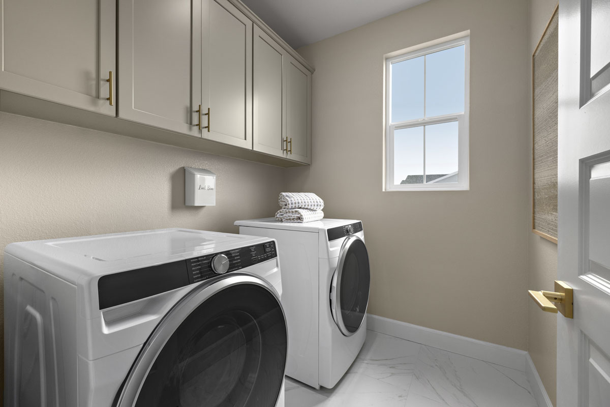 Second floor dedicated laundry area