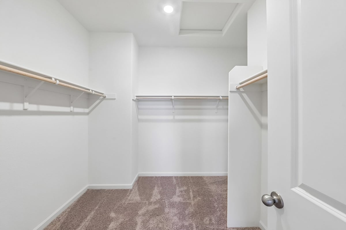 Primary walk-in closet