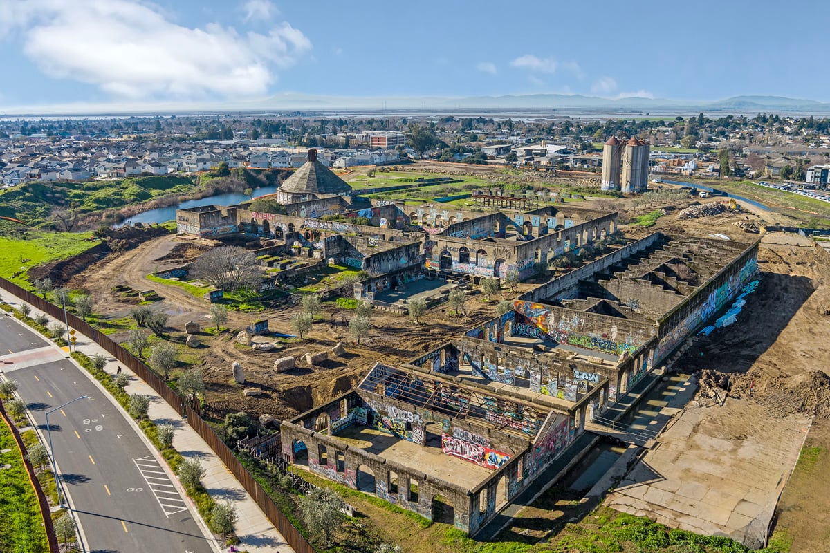 Future home of Napa Valley Ruins and Gardens for music, art and dining 