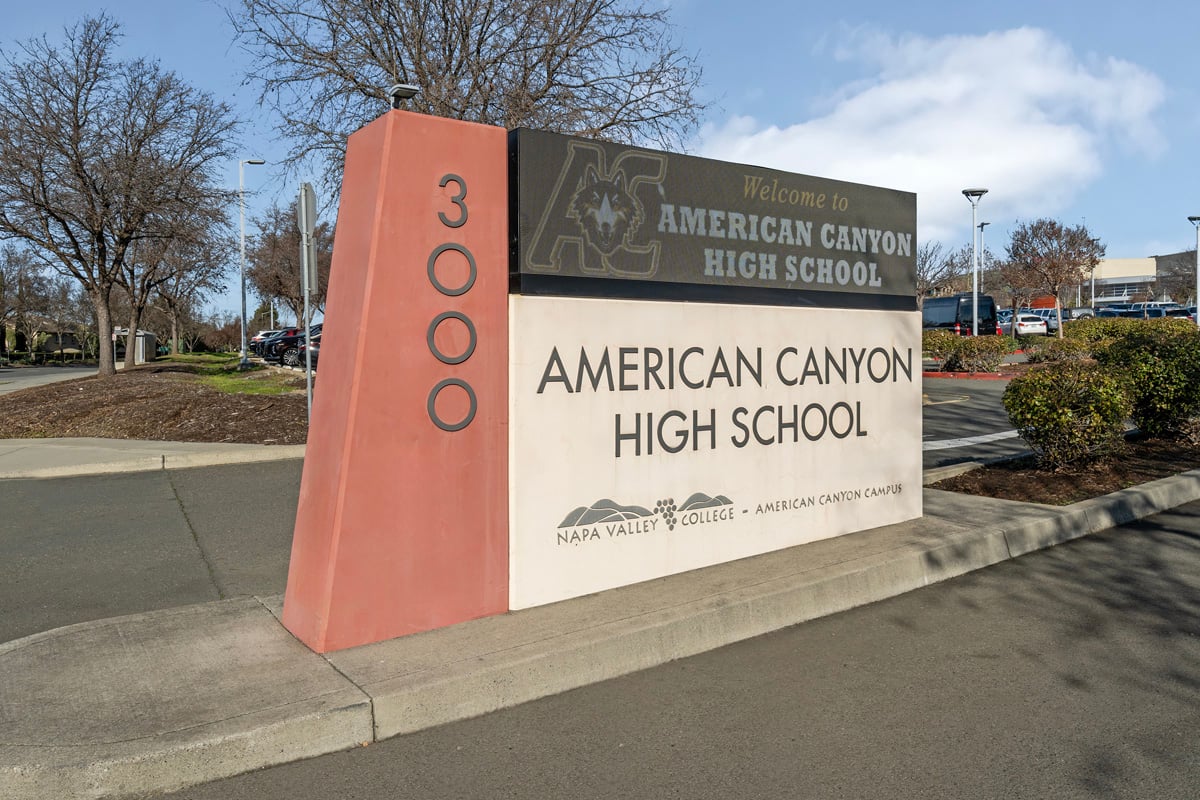 Near American Canyon High School 