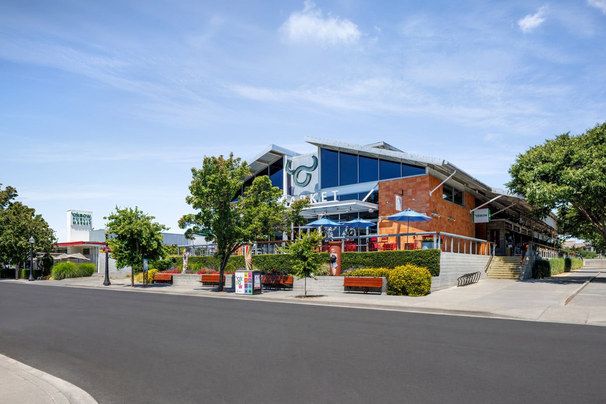 Short drive to Oxbow Public Market 