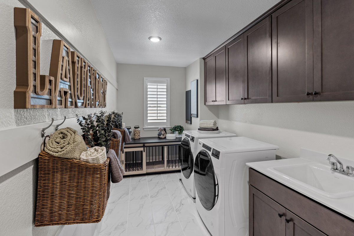 Upstairs laundry room 