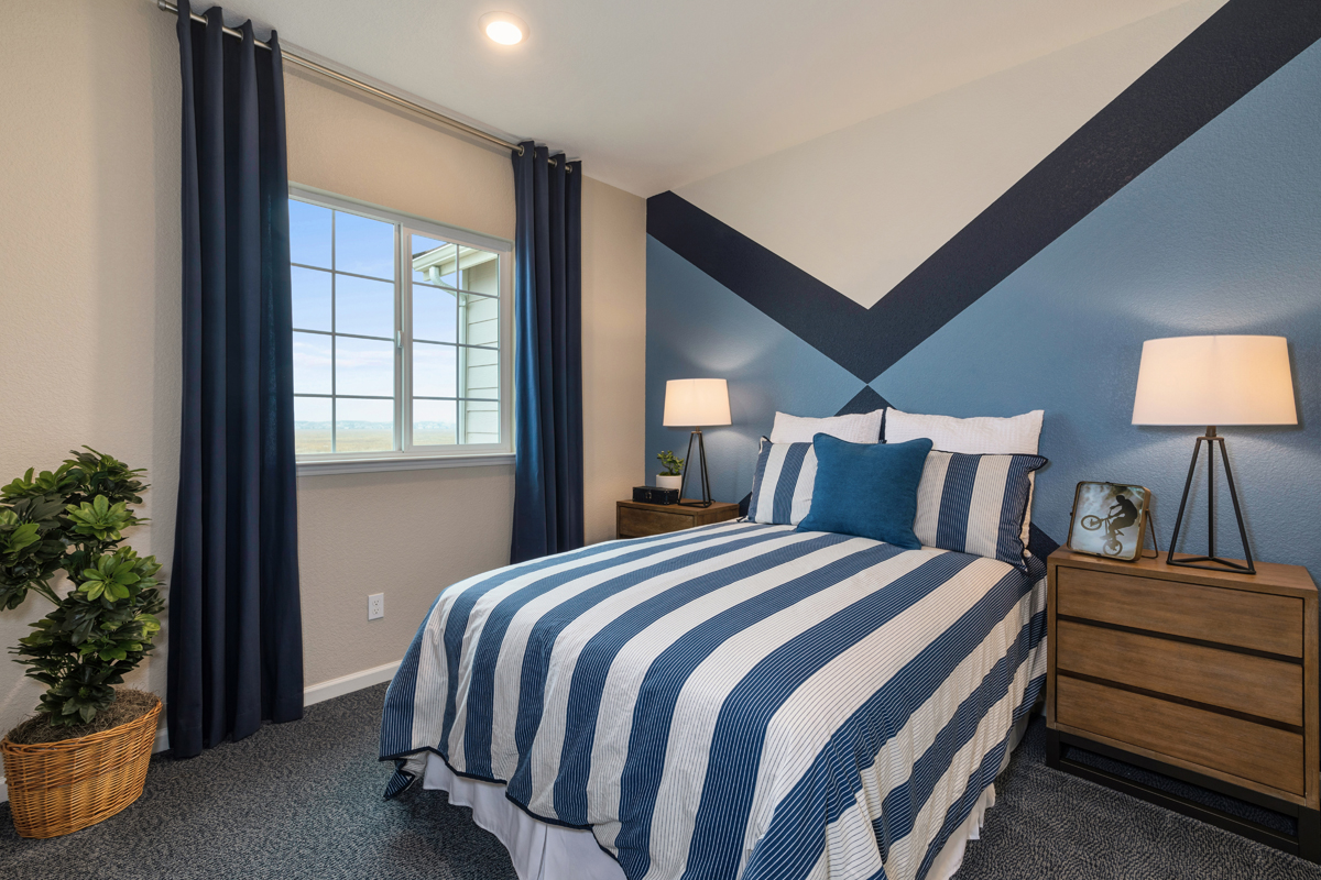 Spacious secondary bedrooms