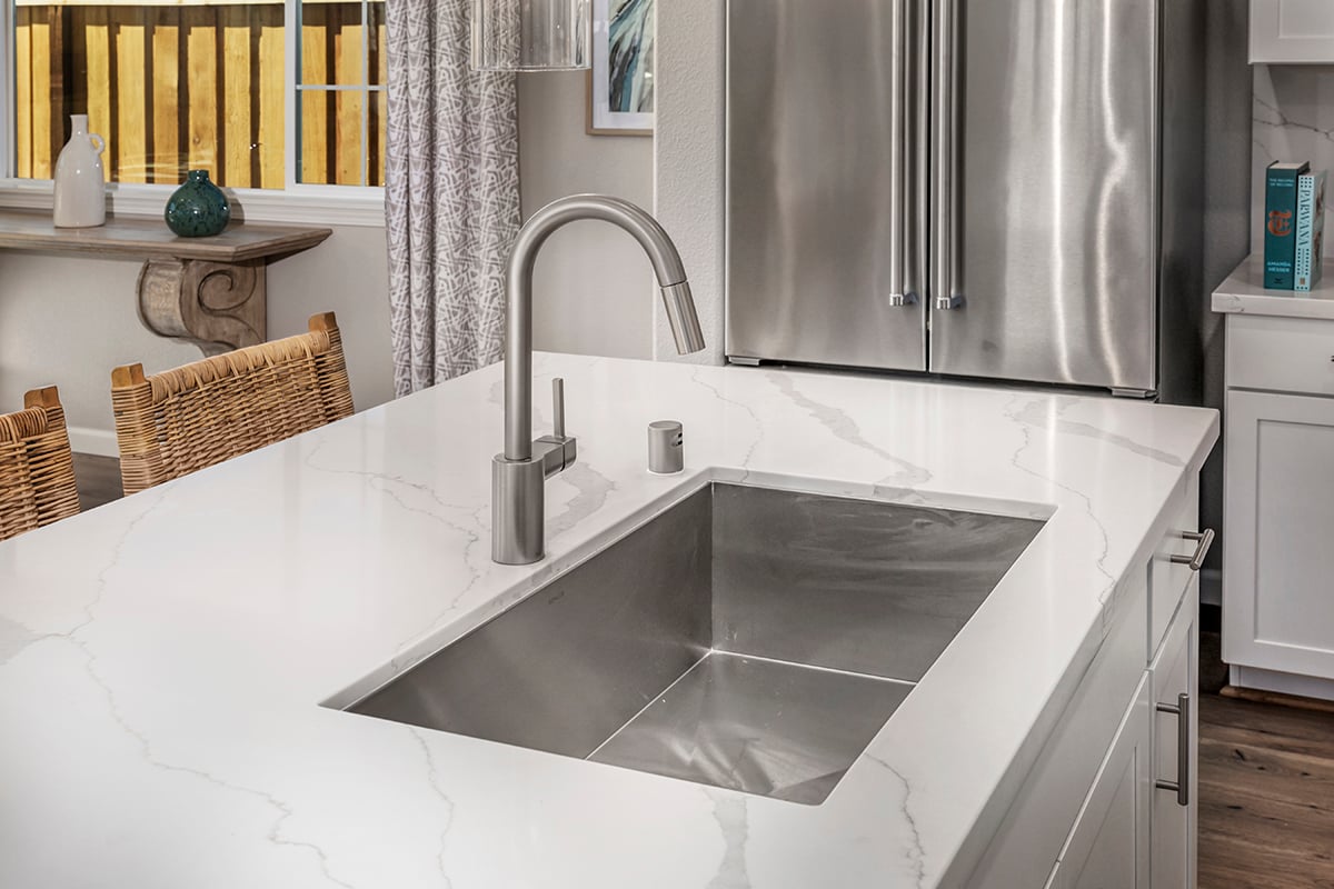 Kitchen sink and faucet