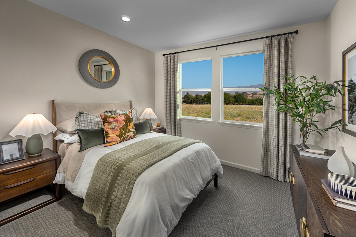 Spacious secondary bedrooms