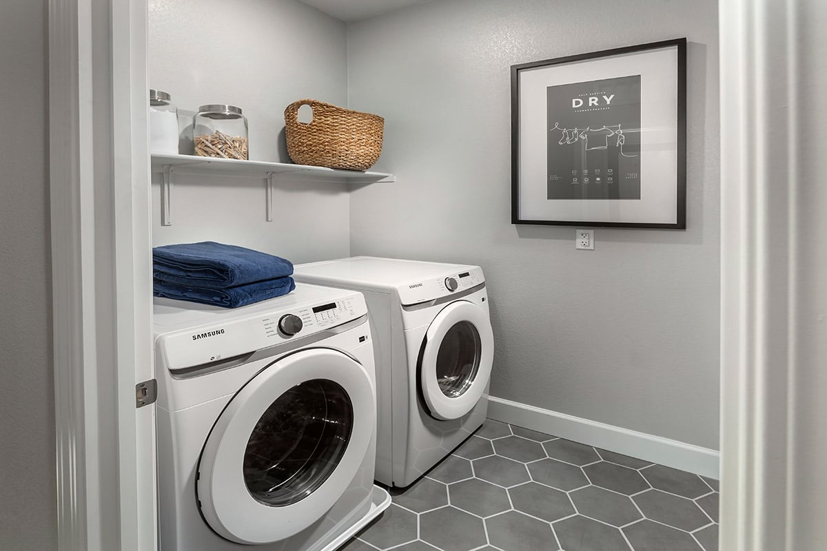 Dedicated laundry room