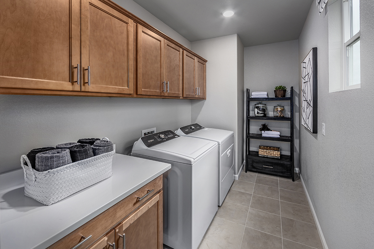 Dedicated laundry room 