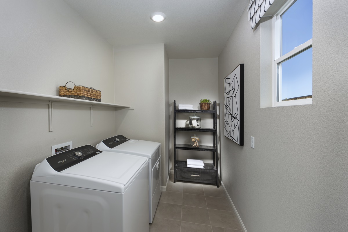 Dedicated laundry room