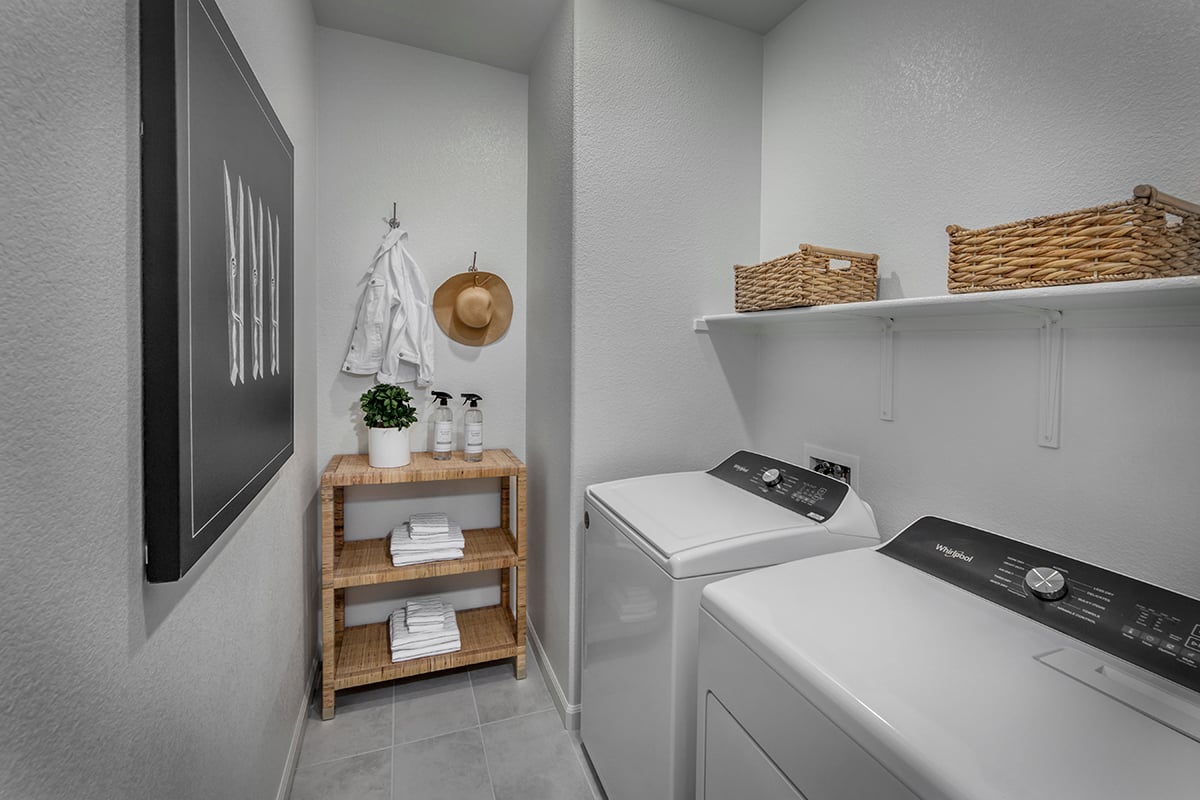 Dedicated laundry room 