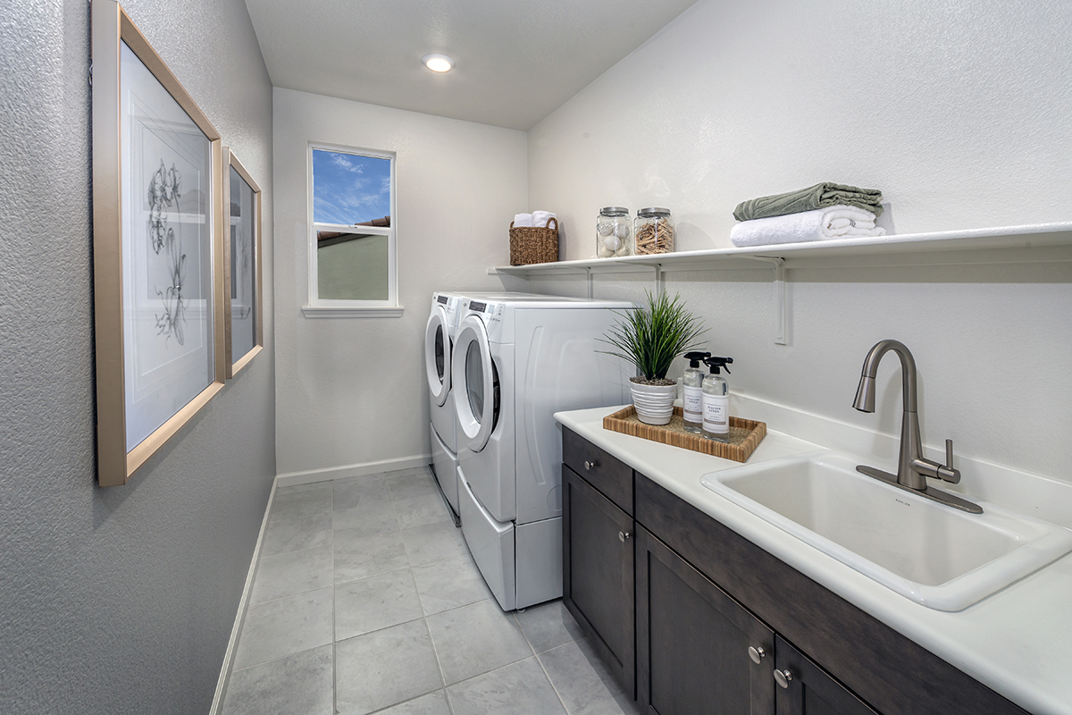 Dedicated laundry room 