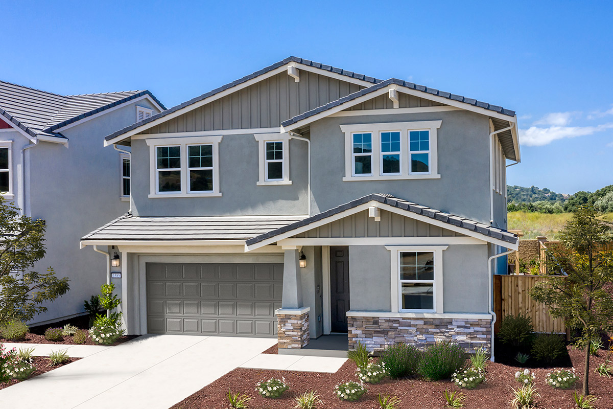 KB model home in Gilroy, CA