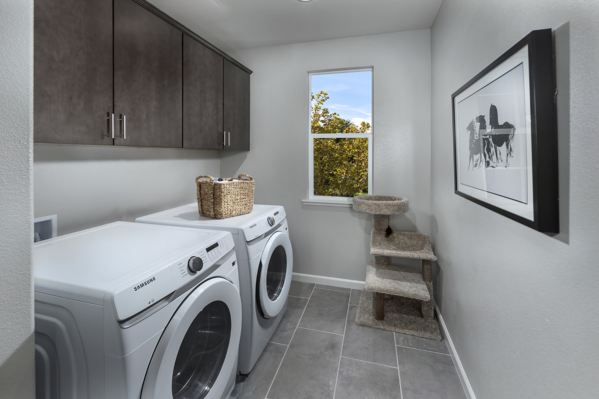 Dedicated laundry room