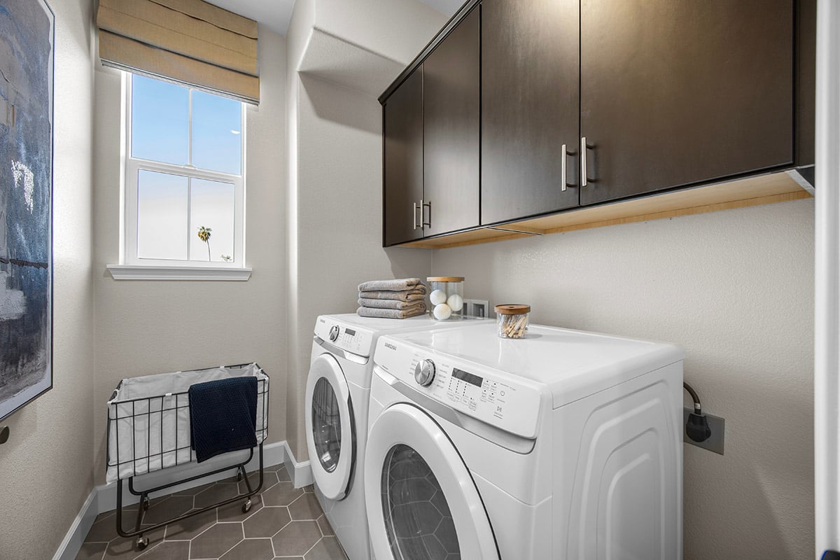 Dedicated laundry room