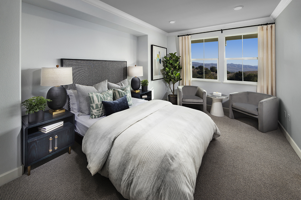 New Homes in Gilroy, CA - Ascent at Glen Loma Ranch Plan 1818 Master Bedroom