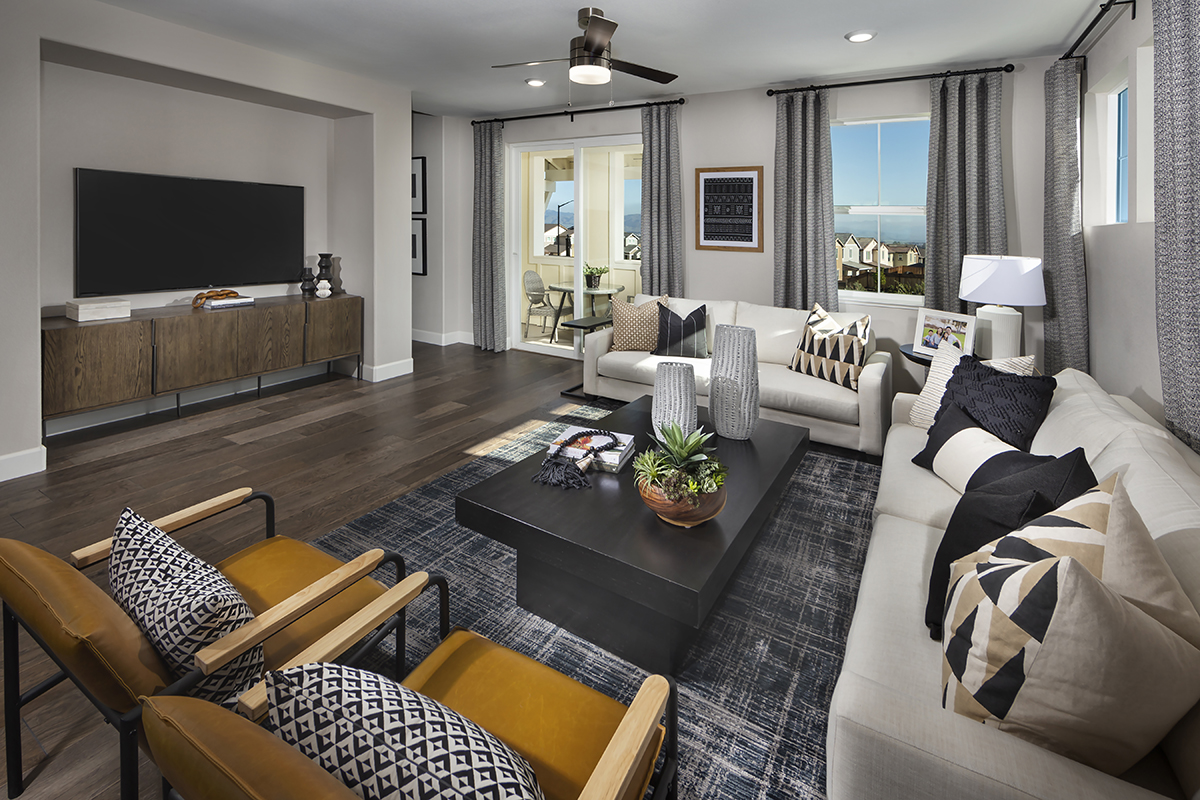 New Homes in Gilroy, CA - Ascent at Glen Loma Ranch Plan 2027 Living Area