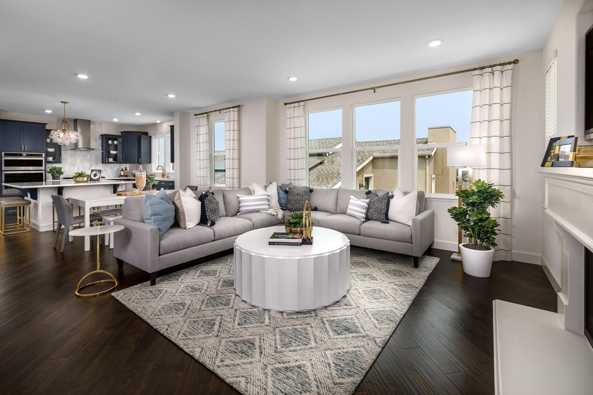 New Homes in Petaluma , CA - Sterling Hills at Quarry Heights Plan 3302 - Great Room 