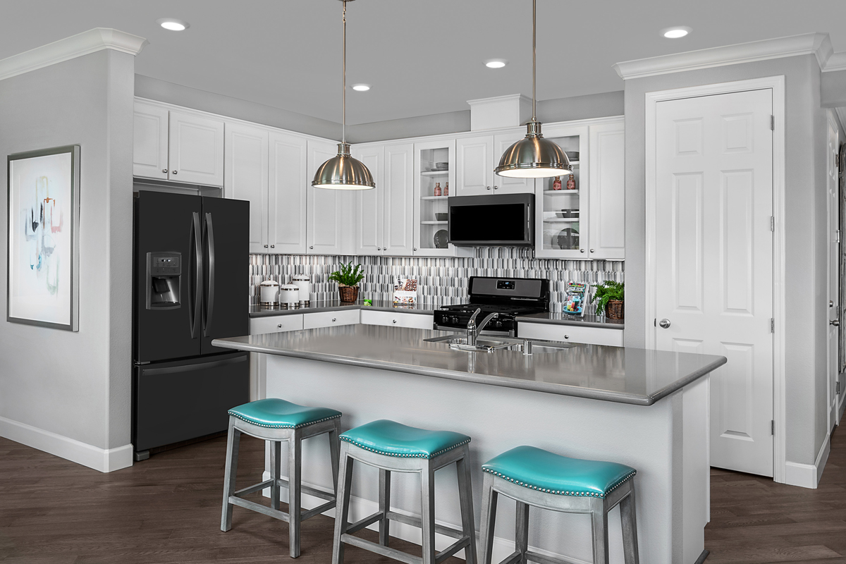 New Homes in Patterson, CA - Turnleaf at Patterson Ranch Plan 1450 Kitchen