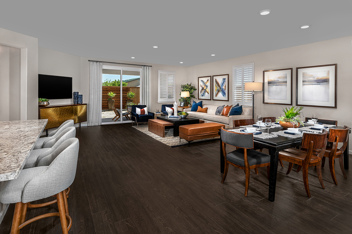 New Homes in Patterson, CA - Turnleaf at Patterson Ranch Plan 1934 Great Room